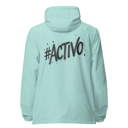 Activo Signature lightweight zip up windbreaker