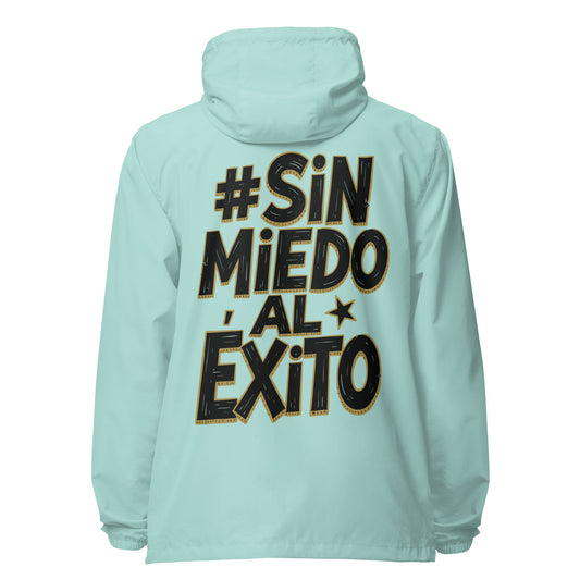 Sin Miedo Al Exito Signature lightweight zip up windbreaker