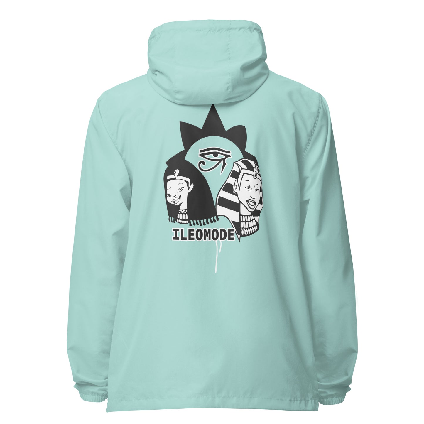IleOmode Eye lightweight zip up windbreaker
