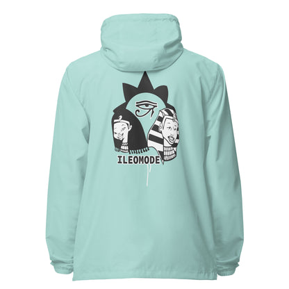IleOmode Eye lightweight zip up windbreaker