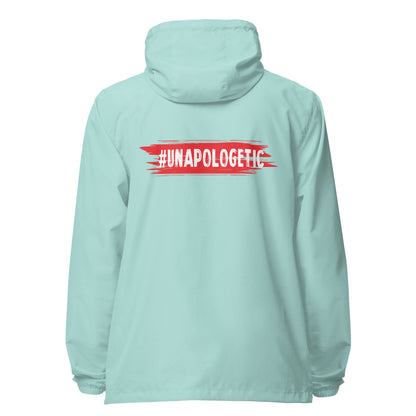 Unapologetic Signature lightweight zip up windbreaker