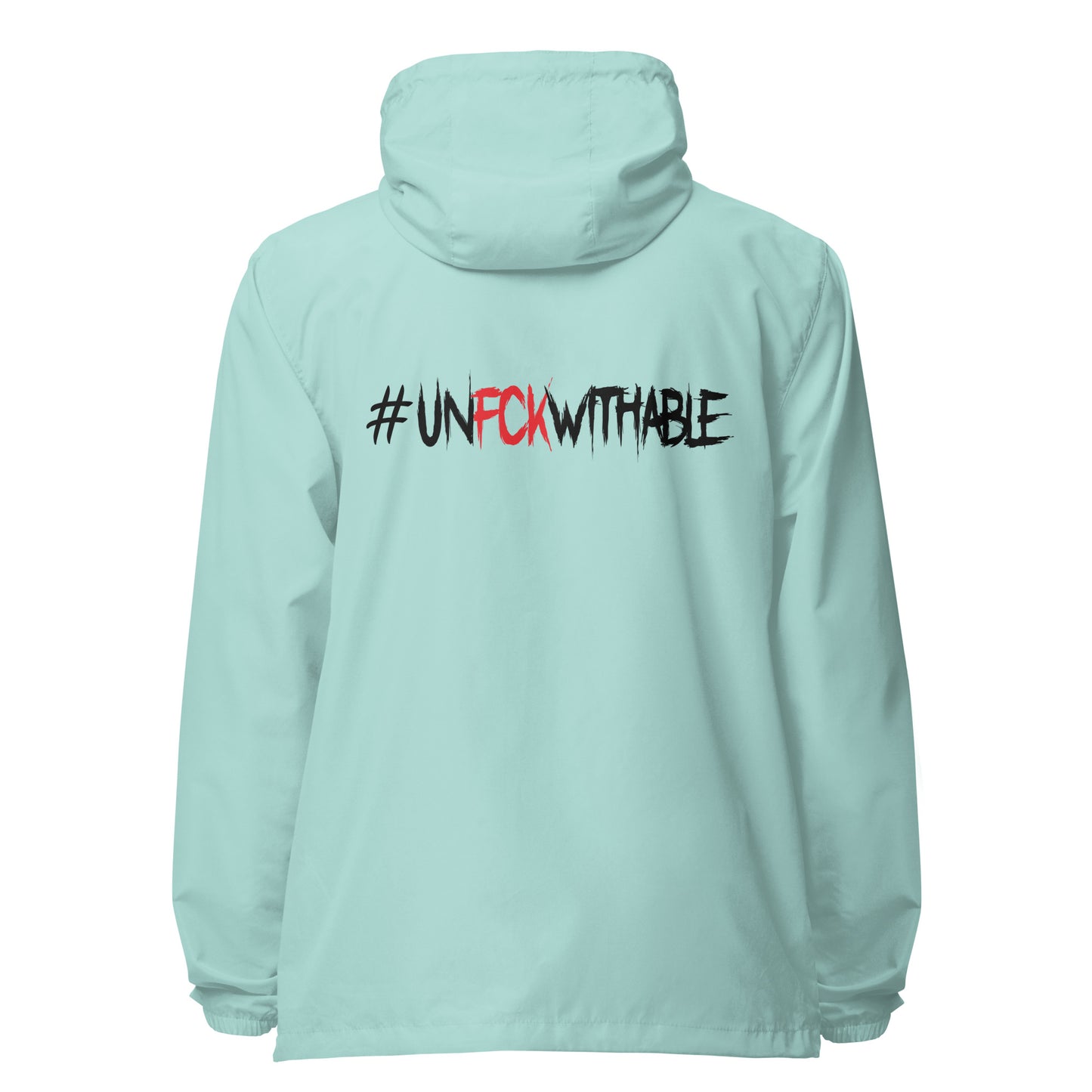 Unfckwithable Signature lightweight zip up windbreaker