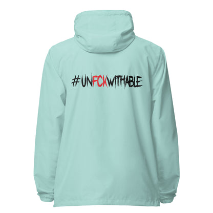Unfckwithable Signature lightweight zip up windbreaker