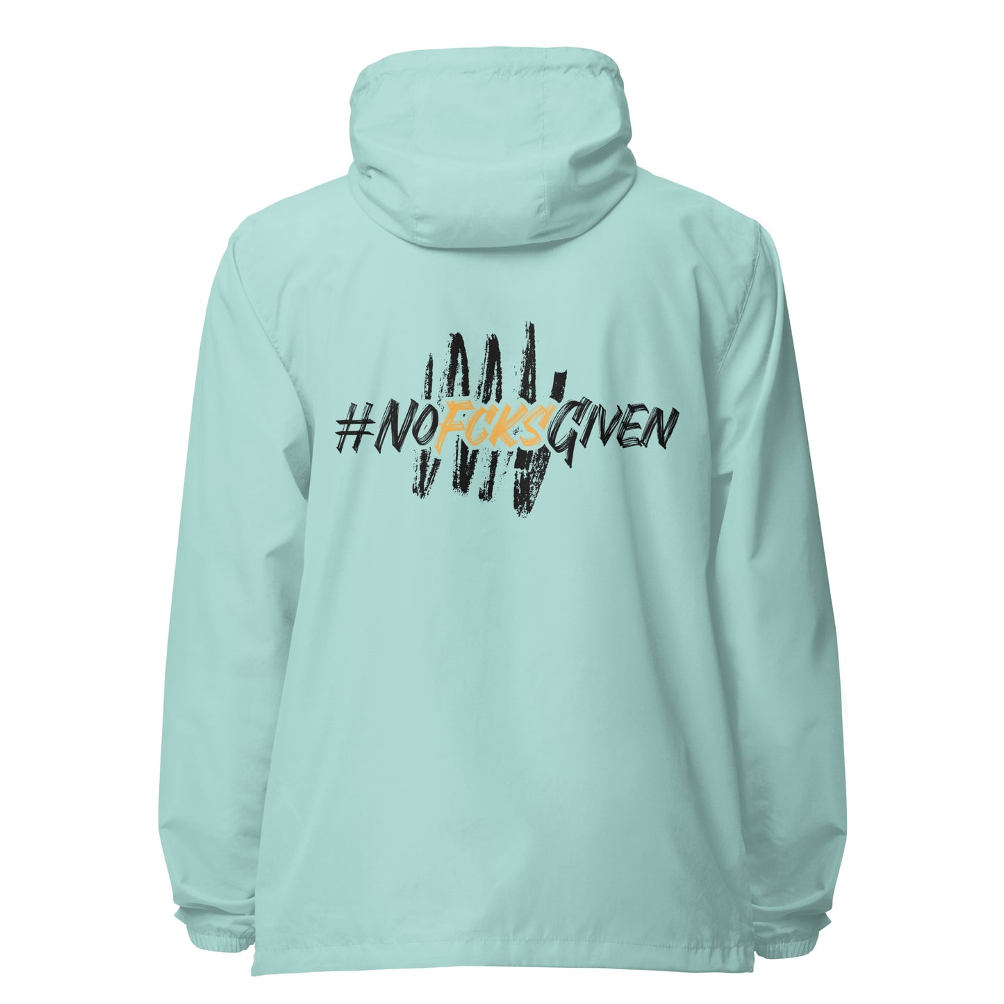 Nofcksgiven Signature lightweight zip up windbreaker