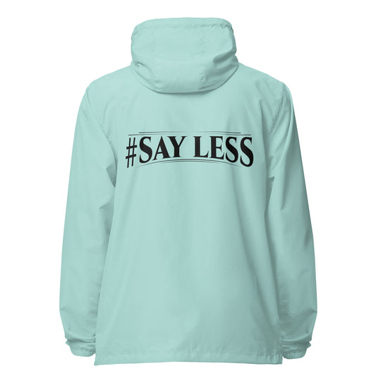 Sayless Signature lightweight zip up windbreaker
