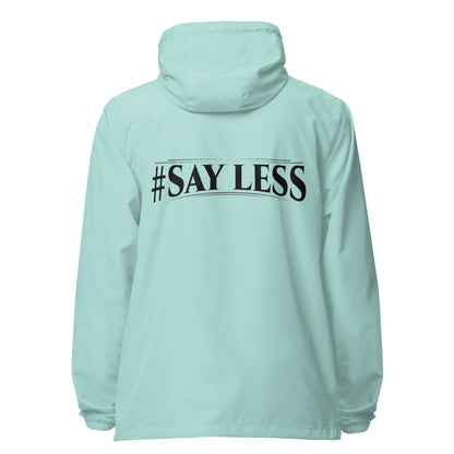 Sayless Signature lightweight zip up windbreaker