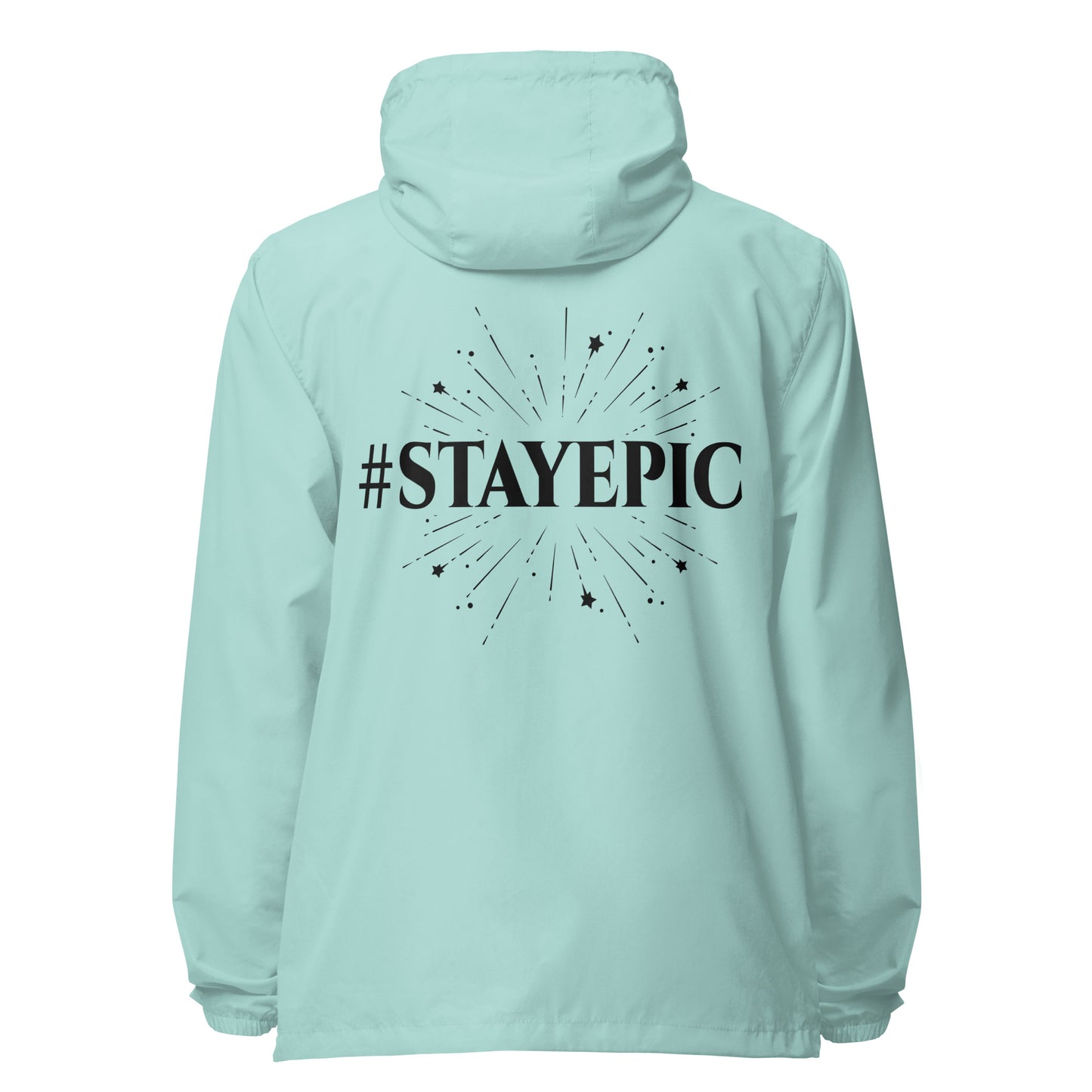 Stayepic Signature lightweight zip up windbreaker