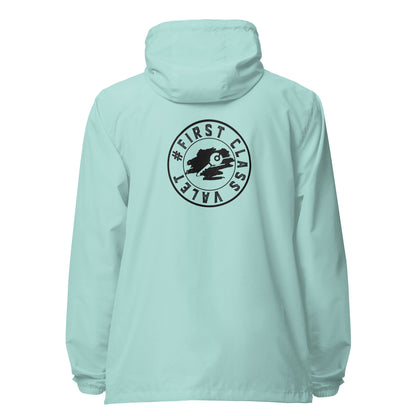 First Class Valet Signature lightweight zip up windbreaker