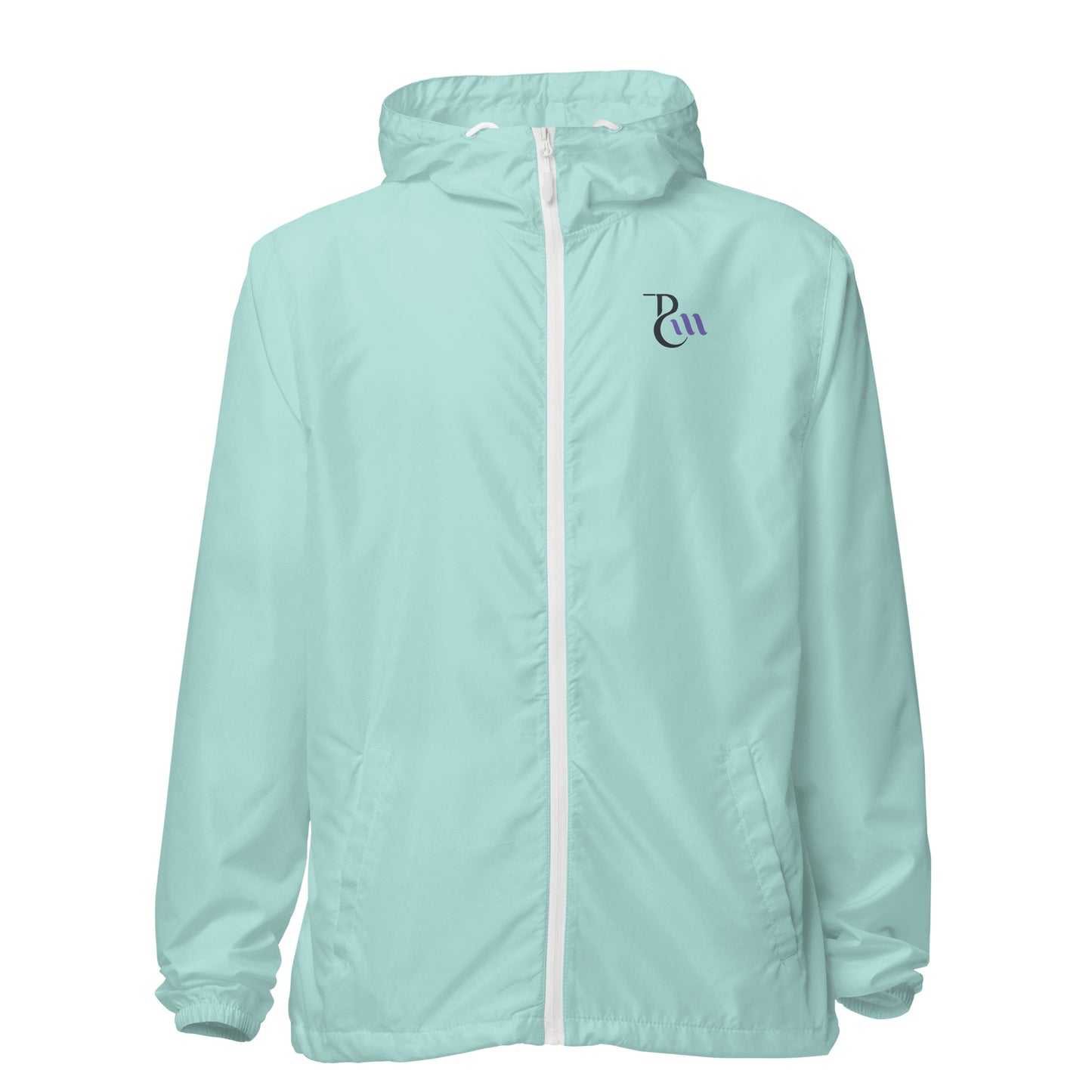 Fckaverage Signature lightweight zip up windbreaker