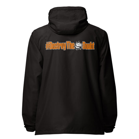 Destroy The Doubt lightweight zip up windbreaker