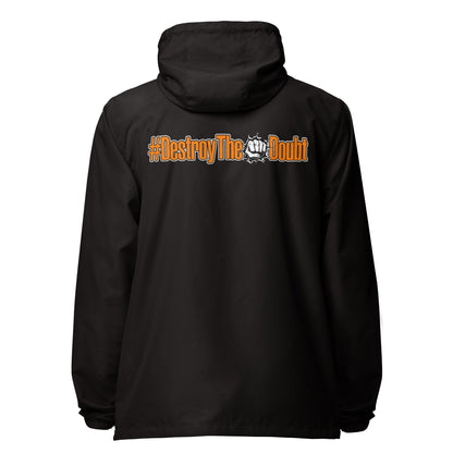 Destroy The Doubt lightweight zip up windbreaker
