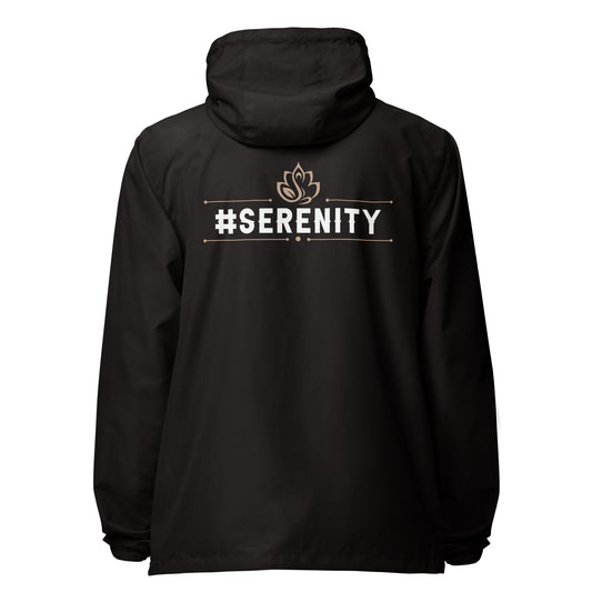 Serenity lightweight zip up windbreaker