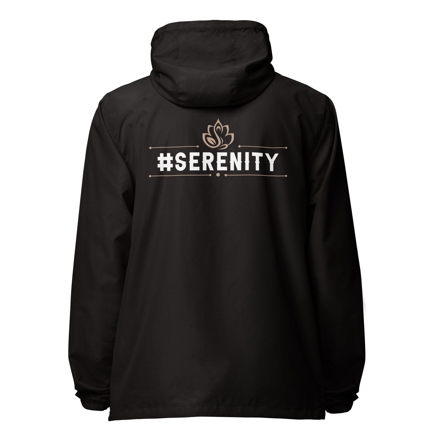 Serenity lightweight zip up windbreaker