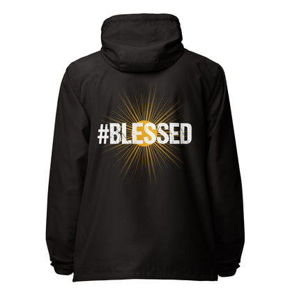 Blessed lightweight zip up windbreaker