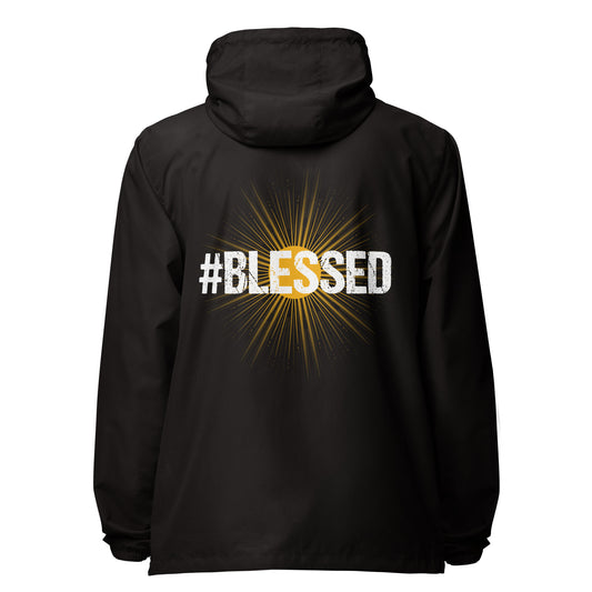 Blessed lightweight zip up windbreaker