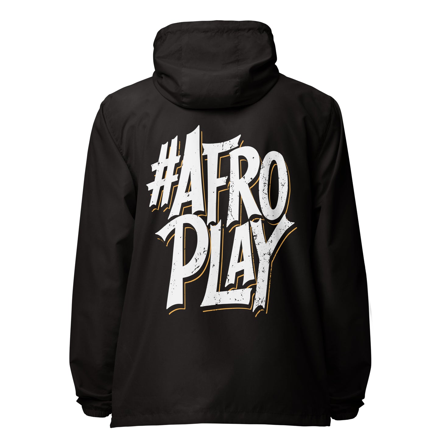 Afro Play Model lightweight zip up windbreaker
