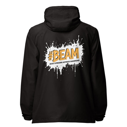 Beam lightweight zip up windbreaker