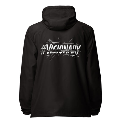 Visionary lightweight zip up windbreaker