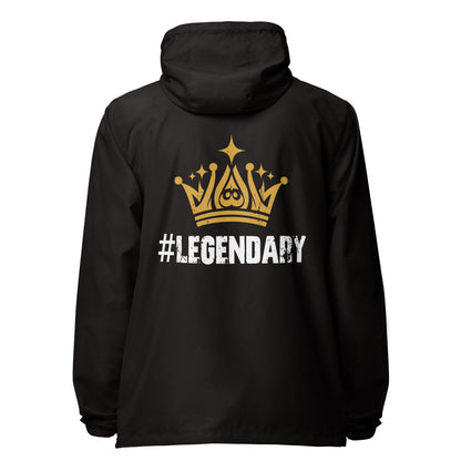 Legendary lightweight zip up windbreaker