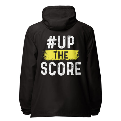 Up the Score lightweight zip up windbreaker