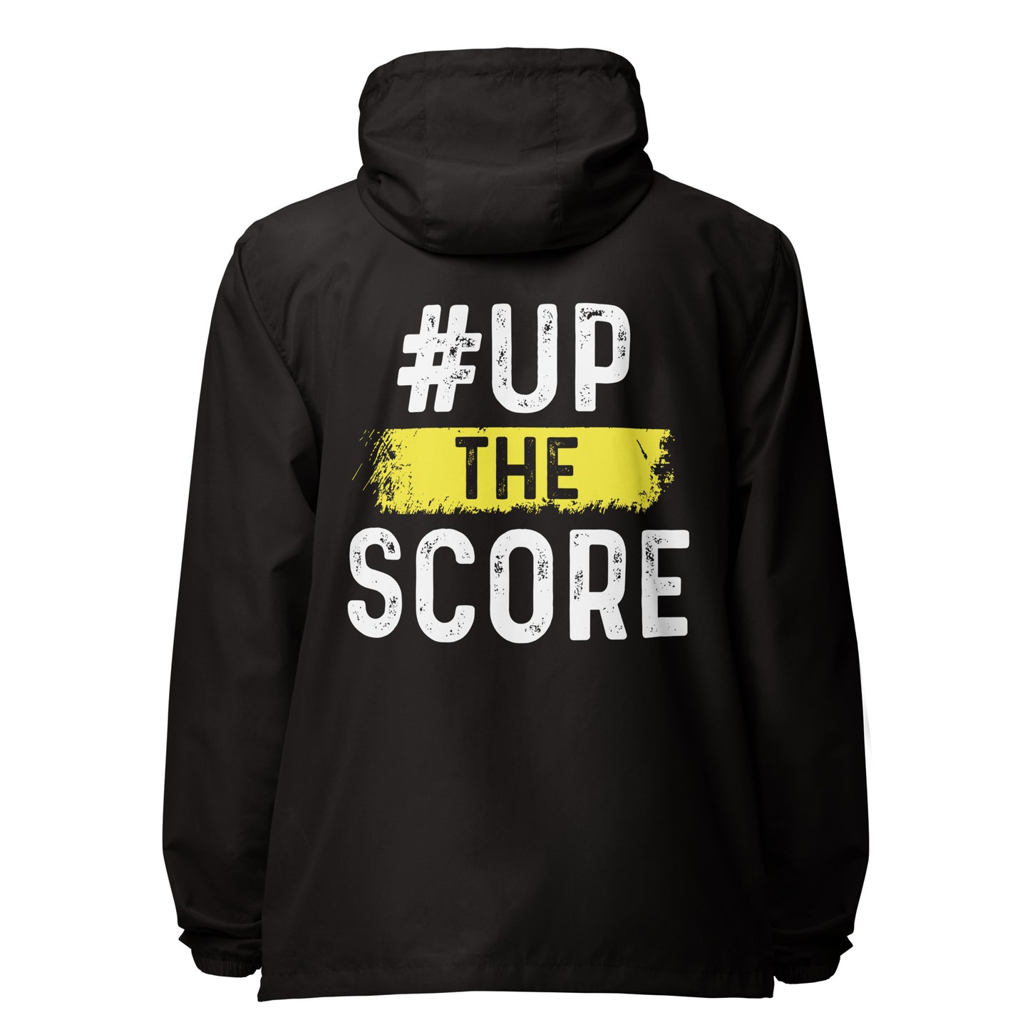 Up the Score lightweight zip up windbreaker