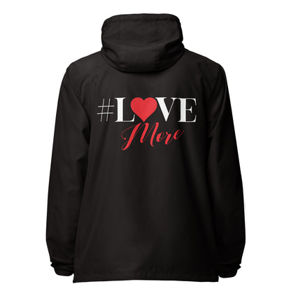 Love More lightweight zip up windbreaker