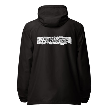 Innovative lightweight zip up windbreaker