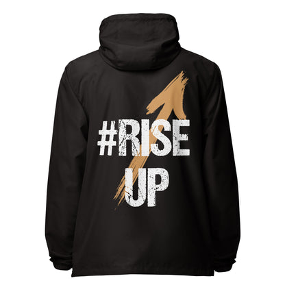 Rise Up lightweight zip up windbreaker