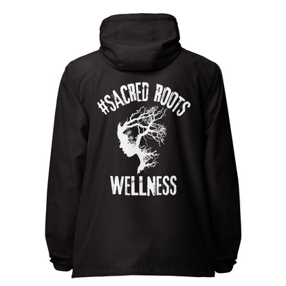 Sacred Roots lightweight zip up windbreaker