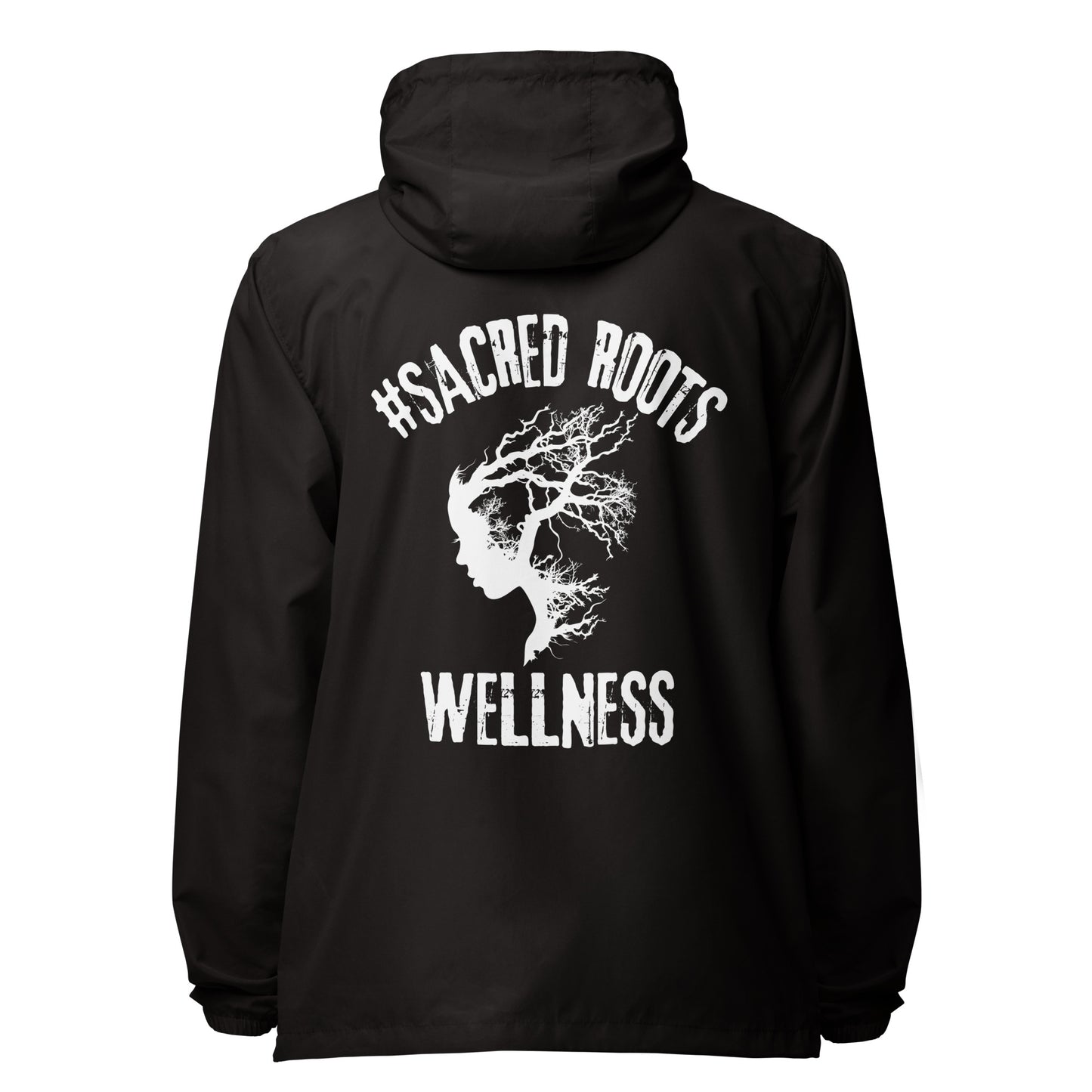 Sacred Roots lightweight zip up windbreaker