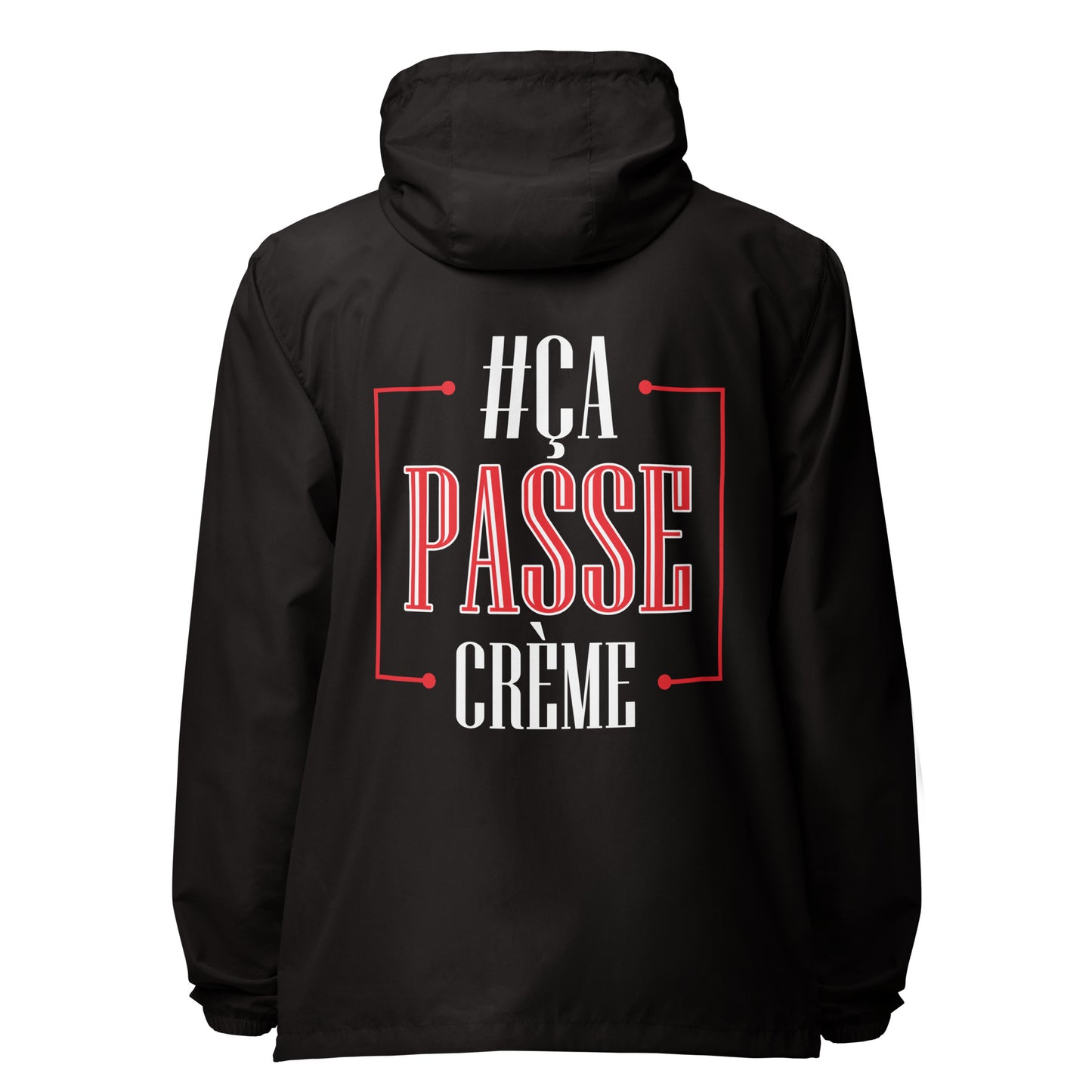 Ca Passe Creame lightweight zip up windbreaker