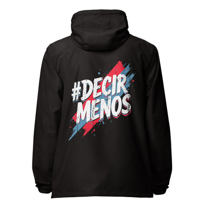 Decir Menos lightweight zip up windbreaker