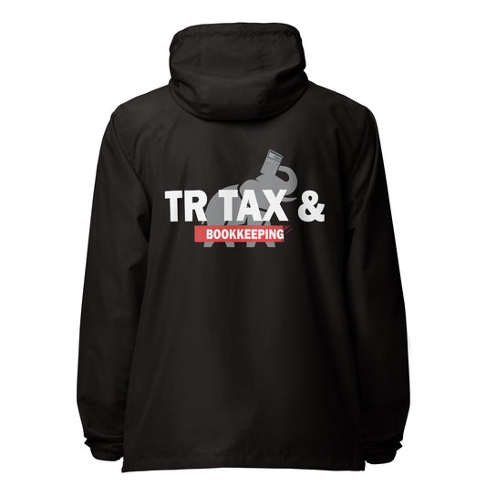 Tr Tax & Book keeping lightweight zip up windbreaker