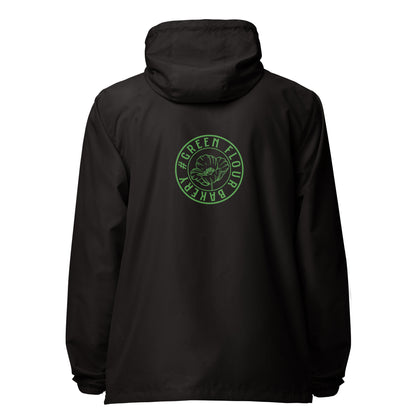Green Flour lightweight zip up windbreaker