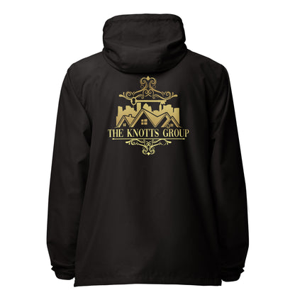 Knotts Group Signature lightweight zip up windbreaker