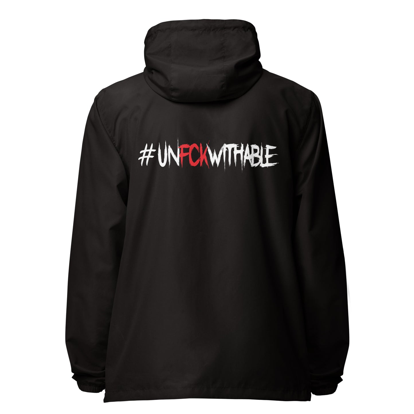 Unfckwithable lightweight zip up windbreaker