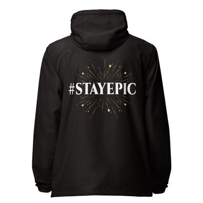 Stayepic lightweight zip up windbreaker