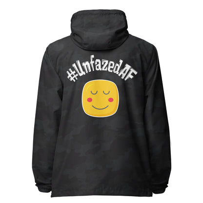 Unfazedaf lightweight zip up windbreaker