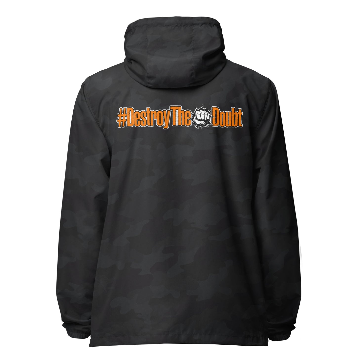 Destroy The Doubt lightweight zip up windbreaker