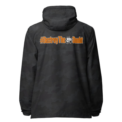 Destroy The Doubt lightweight zip up windbreaker