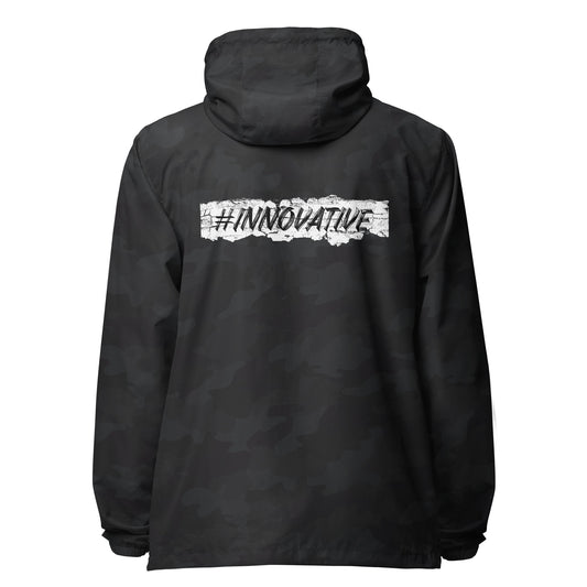 Innovative lightweight zip up windbreaker