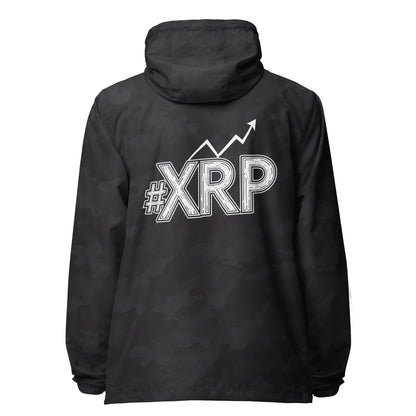 #XRP Line Graph lightweight zip up windbreaker