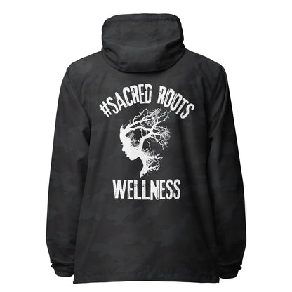 Sacred Roots lightweight zip up windbreaker