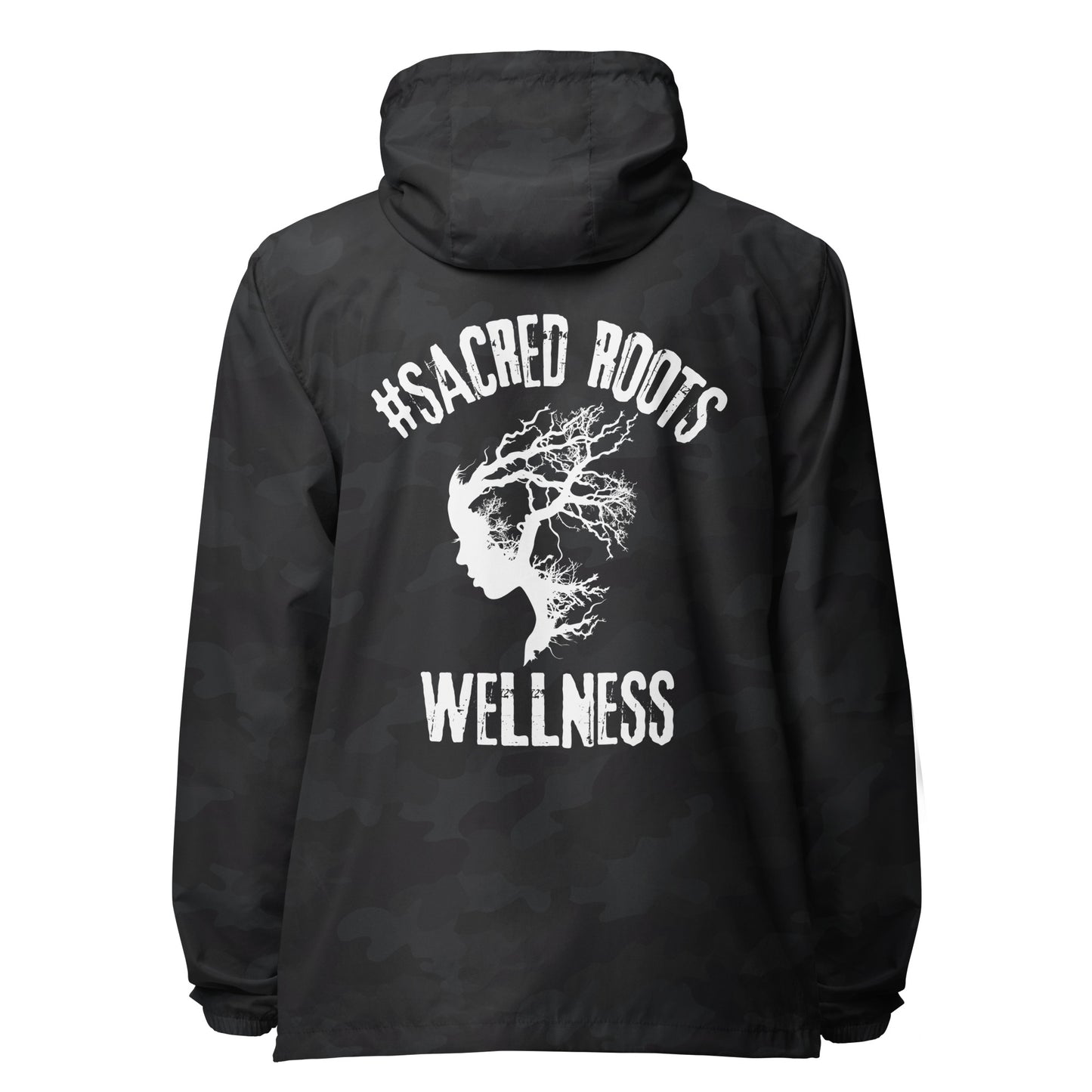 Sacred Roots lightweight zip up windbreaker