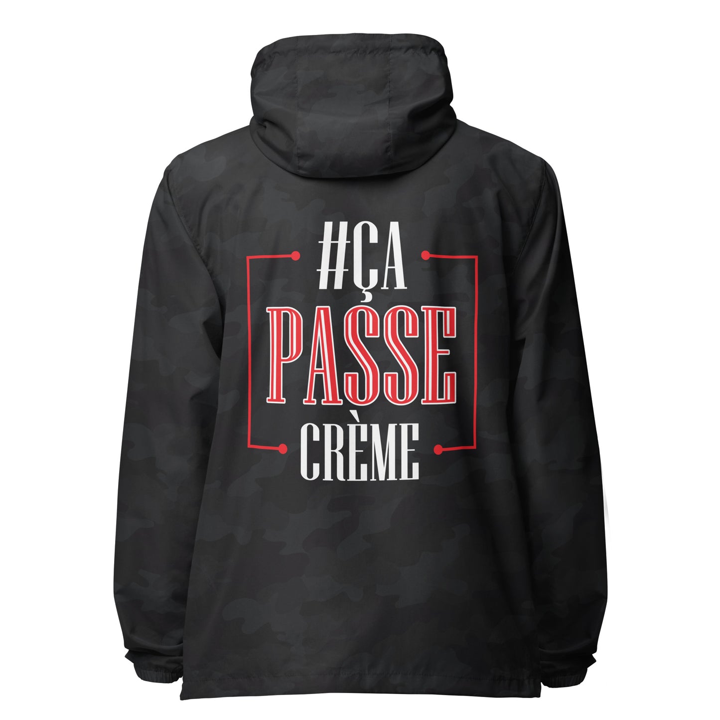 Ca Passe Creame lightweight zip up windbreaker