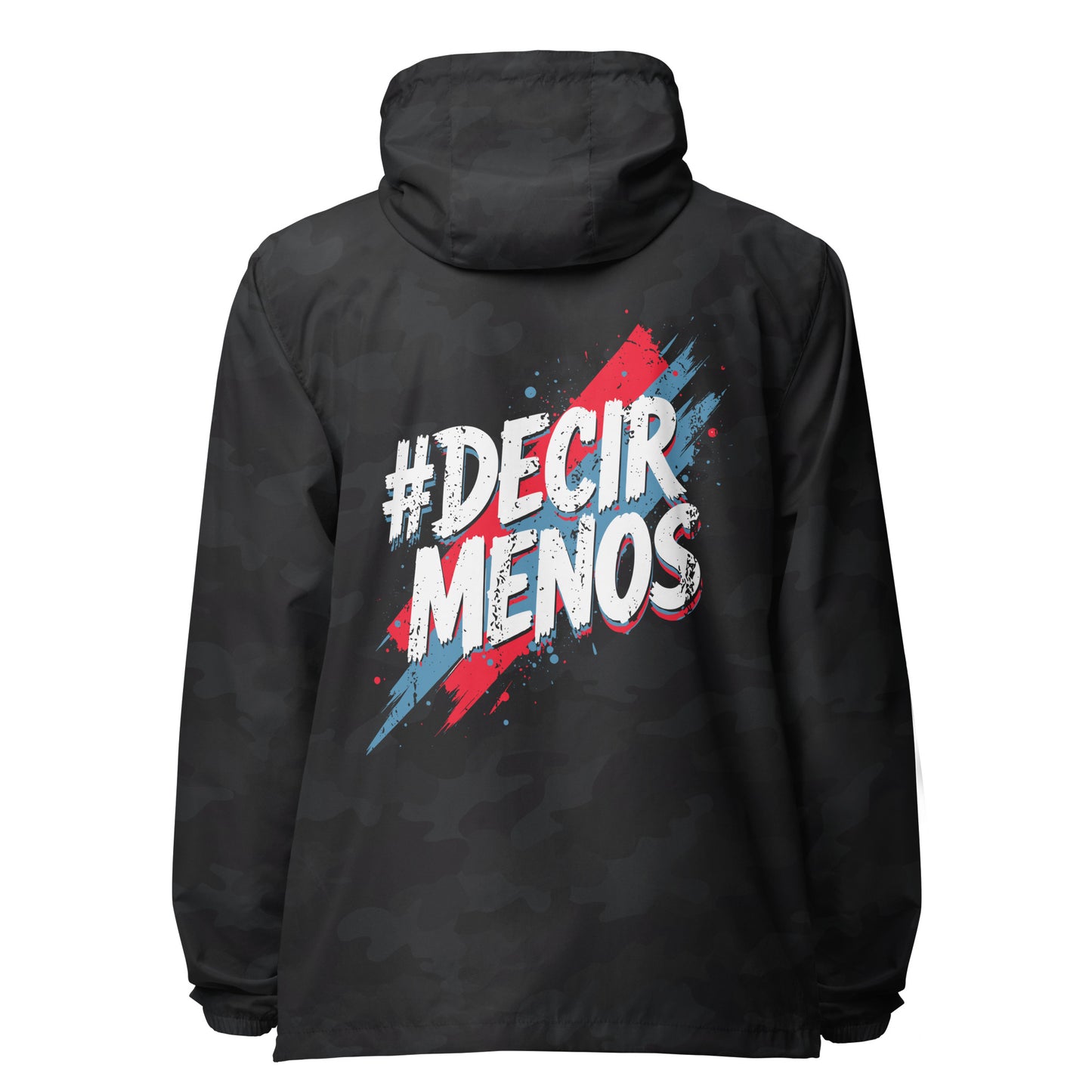 Decir Menos lightweight zip up windbreaker