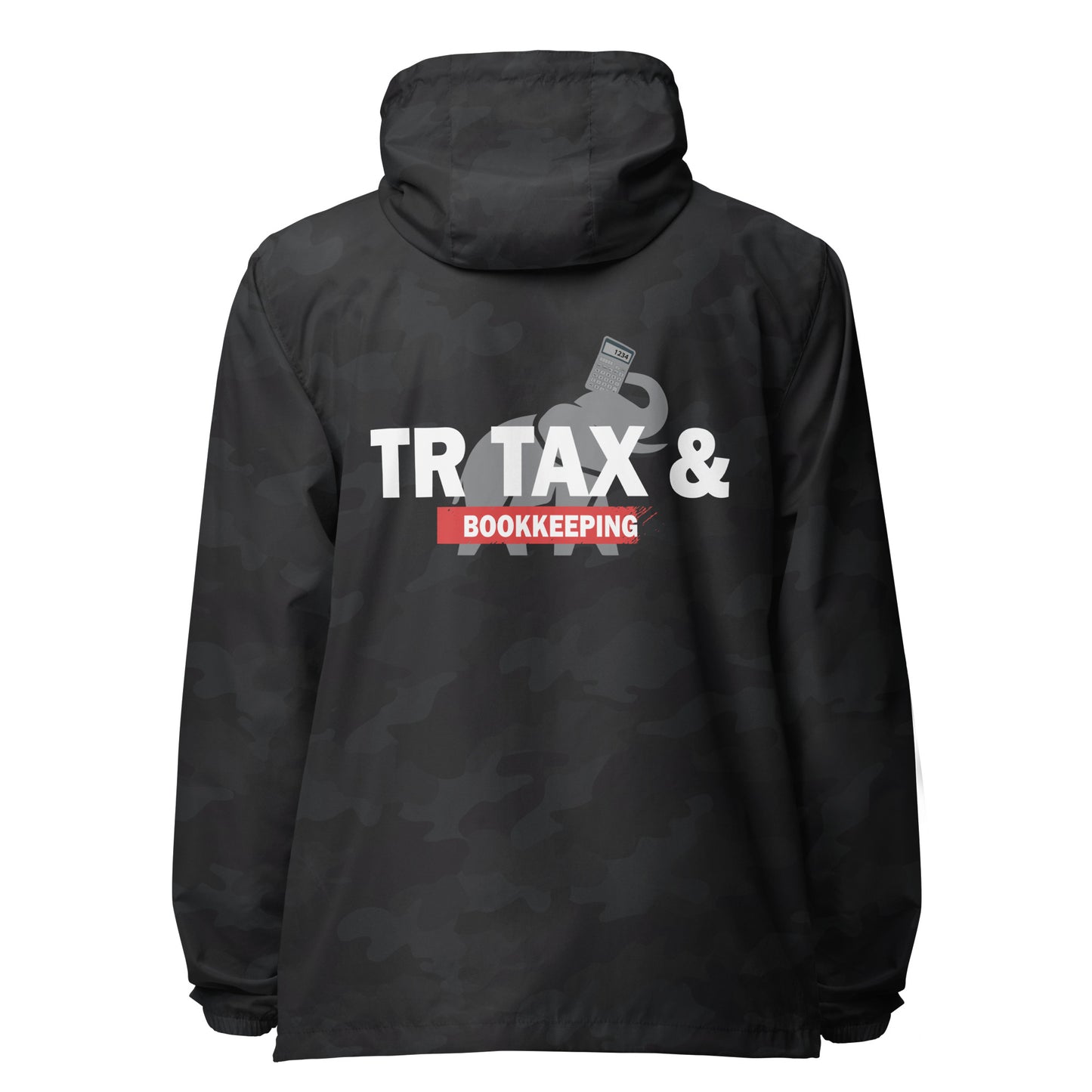 Tr Tax & Book keeping lightweight zip up windbreaker