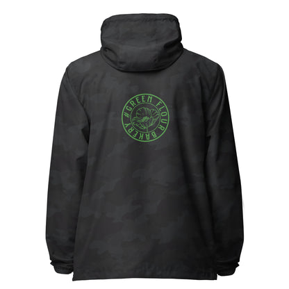 Green Flour lightweight zip up windbreaker