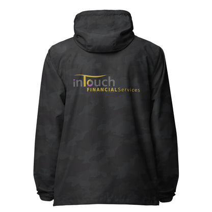 Intouch Services lightweight zip up windbreaker