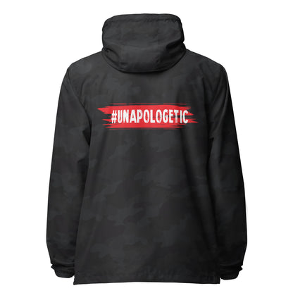 Unapologetic lightweight zip up windbreaker